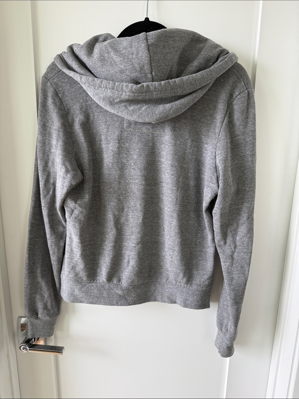 Aviator Nation Grey Hoodie with Yellow, Orange, Red and Blue Stripes - Picture 4 of 4